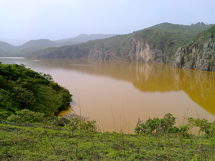 Lake Nyos, Cameroon.